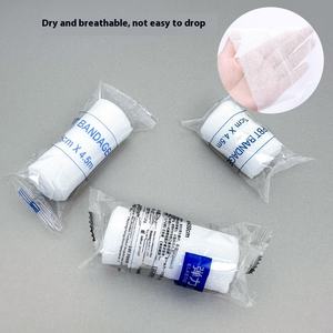 Raidy tıbbi toptan PBT dokunmamış kumaş elastik bandaj acil tıbbi gazlı bez için tek kullanımlık hemostatik yara bandaj - Product Image 4