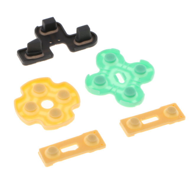 Silicone Rubber Conductive Pads Buttons Touches for Playstation 2 Controller PS2 Rubber Pad Button Set Key Repair Parts