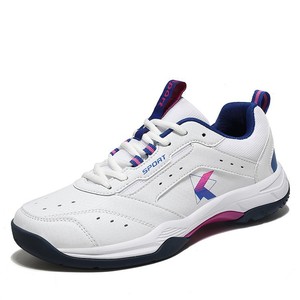 Chaussures de badminton unisexes légères avec amorti, empeigne en mesh, semelle en caoutchouc, performance sportive - Product Image 2