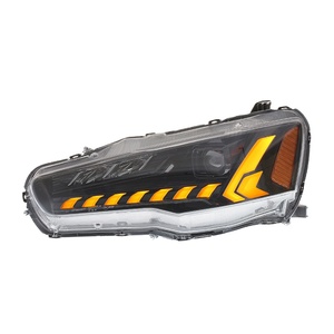 For 09-16 <b>Headlight</b> Assembly Modified 12V <b>LED</b> Daytime Running Light Flowing Turn Signal Lens 12v <b>LED</b> <b>Headlight</b> Assembly for 09-1 - Product Image 2