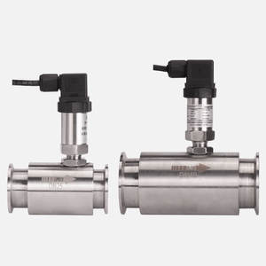 ステンレス鋼取り付けタービン流量計水液体ガストリクランプOEMカスタマイズ可能 - Product Image 1