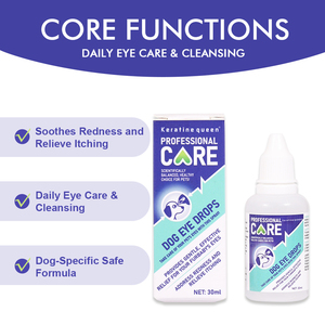 Gouttes oculaires 100 % naturelles pour chiens : Apaisent les rougeurs et soulagent les démangeaisons – Soin quotidien doux pour les yeux des animaux – Vente en gros et approvisionnement personnalisé - Product Image 1