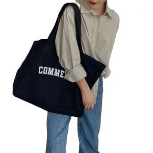 Best Selling Reusable Grocery Custom <b>Printed</b> Logo Oversize <b>Extra</b> <b>Large</b> Size Cotton Canvas Shopping Tote Bag - Product Image 6