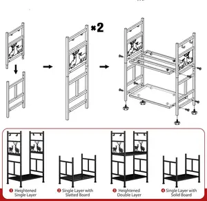 حامل تخزين منزلي معدني لحطب الأخشاب المعدنية المنتجات الحرفية المعدنية