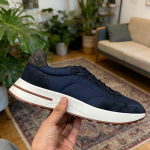 Zapatillas deportivas de alta calidad con cordones, transpirables, antideslizantes y cómodas para correr, servicio de venta al por mayor de lujo personalizado - Product Image 1