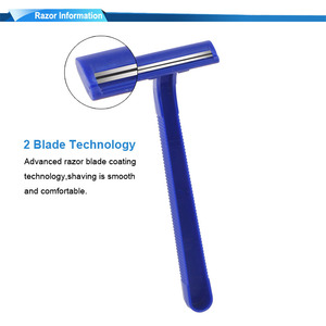 Twin Blade Razor Wholesale Disposable Razor Luxury <strong>Shaving</strong> Razors for Men <strong>Beard</strong> and Body <strong>Shaving</strong> - Product Image 4