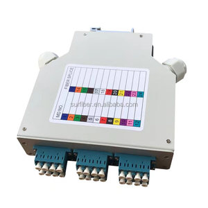 12 cổng nhôm sợi quang hộp phân phối Din Rail gắn <span class=keywords><strong>fibre</strong></span> quang Splice bao vây hộp thiết bị đầu cuối cho FTTH - Product Image 2