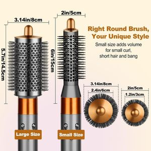 แปรงเพิ่มวอลลุ่มสีทอง20มม. สำหรับผมสั้นปานกลางใช้พลังงานไฟฟ้าเพิ่มวอลลุ่มสร้างผมหยิกฟู - Product Image 3