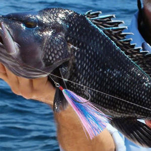 ALPHA - Señuelos <span class=keywords><strong>de</strong></span> Pesca para Agua Salada, 4 Unidades por Bolsa, con Anzuelos 6/0, Alta Luminosidad, para Pescar Halibut y Lubina - Product Image 6