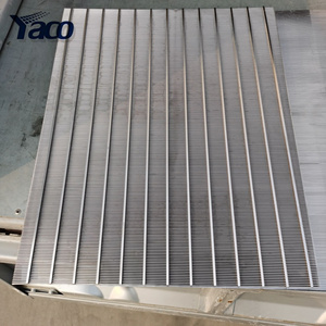 304 316L thép không gỉ lỗ vuông Hàn lưới nêm dây lọc màn hình cho Koi ao cá sông nước hàn cắt - Product Image 2