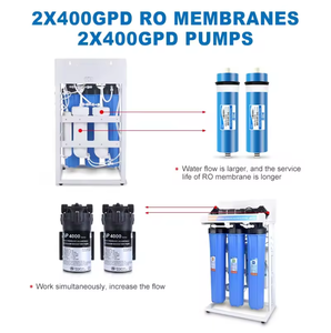 ระบบกรองน้ำดื่มแบบออสโมซิสย้อนกลับไร้ถัง รุ่น 200GGP-800 GPD พร้อมระบบทำความสะอาดตัวเอง สำหรับใช้ในครัวเรือนและโรงแรม อัตราการไหล 800 GPD - Product Image 6