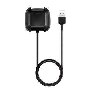 Longueur 1M Chargeur de câble de données USB pour <span class=keywords><strong>Fitbit</strong></span> Versa2 Accessoires de montre intelligente pour <span class=keywords><strong>Fitbit</strong></span> Versa/lite/<span class=keywords><strong>2</strong></span> Adaptateur de quai de <span class=keywords><strong>charge</strong></span> - Product Image 1