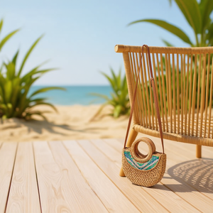 Borsa a Tracolla Piccola Semicircolare con Paillettes 26x23x6cm, Accessorio di Moda - Product Image 2