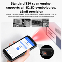 Kingtop Kp58h PDA Portátil de Alto Rendimiento de 5.45 Pulgadas con 4G LTE, Android 14, Escáner NFC 2D para Soluciones de Almacén y Logística