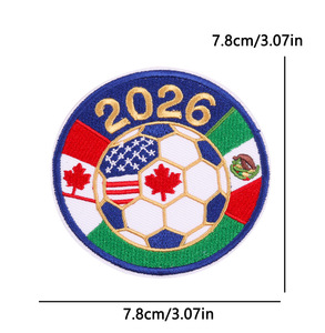 Parches Bordados Termoadhesivos <span class=keywords><strong>de</strong></span> la Copa <span class=keywords><strong>Mundial</strong></span> <span class=keywords><strong>de</strong></span> Fútbol 2026, Campeón <span class=keywords><strong>de</strong></span> la Copa <span class=keywords><strong>Mundial</strong></span> <span class=keywords><strong>de</strong></span> Fútbol - Product Image 5