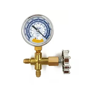 पीतल के कई गेज सेट r22 r134a a Hvva a/c प्रशीतन चार्जिंग सर्विस एसी डायग्नोस्टिक रेफ्रिजरेटर 0-35mpa - Product Image 4