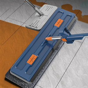 42cm Large Flat <b>Mop</b> Without Hand Washing Microfiber Floor Squeeze <b>Mop</b> Wet <b>Dry</b> Absorbent <b>Mop</b> for Home Cleaning Floors Tiles Tools - Product Image 1