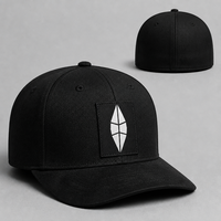 Cappello da Baseball Strutturato a 6 Pannelli Stile 59 con Etichetta Personalizzata, Streetwear Urbano Gotico con Ricamo 3D e Visiera Curva