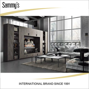 Mobile TV Contemporaneo in Legno per Soggiorno con Ampia Capacità di Archiviazione e Ripiani Regolabili - Product Image 4