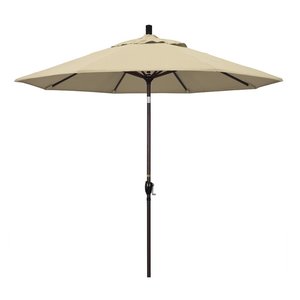 Venta al por mayor al aire libre 9 pies terrazas grandes Patio dosel sombrillas mercado comercial sombrillas con elevador de manivela inclinable <span class=keywords><strong>para</strong></span> mesa de jardín de patio - Product Image 4