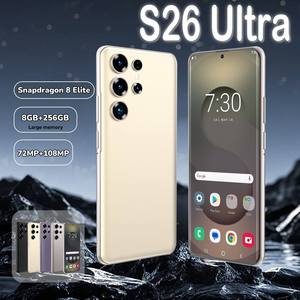 Smartphone S26 Ultra de bonne qualité 8 Go + 256 Go déverrouillé double <span class=keywords><strong>carte</strong></span> 7.3 pouces écran téléphones mobiles mode - Product Image 1