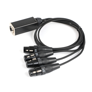 ตัวแปลงเครือข่ายอีเธอร์เน็ต DMX RJ45 <span class=keywords><strong>CAT6</strong></span> ตัวเมีย เป็น 4 ขั้วต่อ XLR ตัวเมีย สายเคเบิลอะแดปเตอร์เสียง ตัวขยายสัญญาณ - Product Image 6