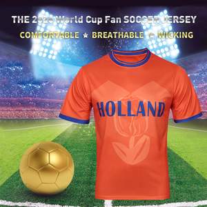 Maillot de fan de football pour l'<span class=keywords><strong>UEFA</strong></span> <span class=keywords><strong>Euro</strong></span> 2024 Maillot de fan de football France, Allemagne, Angleterre, Espagne, Croatie et Portugal - Product Image 3