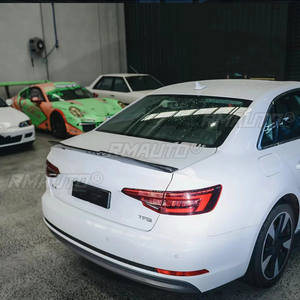 สปอยเลอร์สำหรับ Audi A4 B9 ปี 2017 2018 2019 2020 2021 2022 คุณภาพสูง ผลิตจากพลาสติก ABS สีรองพื้น สำหรับติดตั้งท้ายรถยนต์ แต่งรถ - Product Image 4