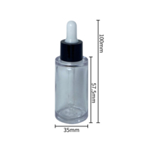 Flacon compte-gouttes de luxe pour animaux de compagnie, poids lourd, 20/410, 30ml