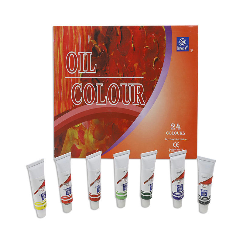 Набор профессиональных художественных масляных красок, 24 цвета