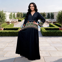 Nouvelle Abaya ouverte pour femmes, grande taille, brodée, style décontracté et moderne, pour l'Aïd en Arabie Saoudite, collection 2026, faible MOQ, best-seller