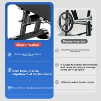 Appareil intelligent électrique en acier et PVC pour l'étirement des jambes et l'amélioration de la posture, idéal pour la traction cervicale et lombaire à domicile
