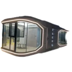 Modern Easy Assembly Sound Insulation Investment Choice Prefab Capsule Container Modular House For Resort And Tourism