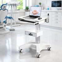Chariot dentaire mobile pour clinique hospitalière, scanner intra-oral, station de travail médicale avec tiroir de rangement et roulettes silencieuses OC-3