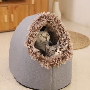 تصميم جديد وصديقه للأماكن المغلقة لطيف فاخر سرير الحيوانات الأليفة مهدئ قابل للغسل لينة أسفل مقاومة للانزلاق للكلاب والقطط والحيوانات الصغيرة - Product Image 4