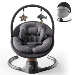 360° Rotation Hot Wholesale Factory in Stock 5 in 1 Baby Rocking Chair Baby Swings Infant Portable Folding Baby Rocking <b>Bed</b> - Product Image 5
