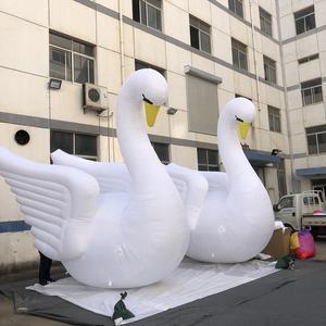 Grand <span class=keywords><strong>Cygne</strong></span> Gonflable Blanc, Sculpture de <span class=keywords><strong>Cygne</strong></span> Élégante pour la Décoration de Mariages et d'Événements - Product Image 4