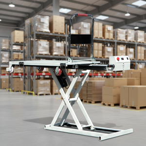 Chariot élévateur, capacité de charge 500 kg, hauteur réglable de 0,8 à 1,5 mètre, entraînement hydraulique électrique, chariot élévateur portable - Product Image 5