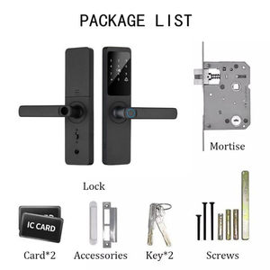 Serrure de porte intelligente WIFI professionnelle avec empreinte digitale, en alliage d'aluminium, TUYA TT Lock, serrure électronique - Product Image 5
