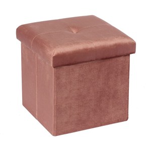 Bailey Boîte de rangement pliable carrée en velours à la mode personnalisée - Product Image 5