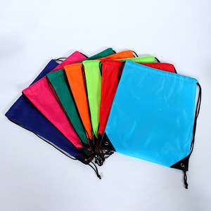 Hot Sale Promotional Polyester Backpack Drawstring Sport Back Bag As Gift