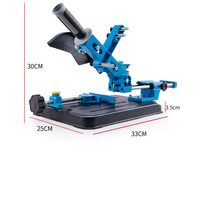 Support de meuleuse d'angle LARIX DIY, support de coupe, support fixe en caoutchouc, protection anti-poussière pour machine de découpe, type 100/125