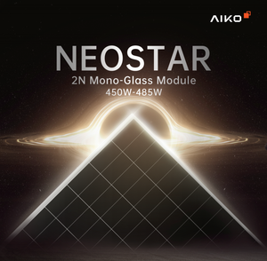 Haute qualité <span class=keywords><strong>AIKO</strong></span> refonte haute efficacité 485W NEOSTAR 2N Module mono-verre Panneaux solaires - Product Image 2