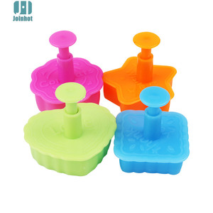 Joinhot 4 Piece Silicone Baking Mold Set Heart Star Square Shapes For Cake Making Food Safe Reusable - Product Image 4