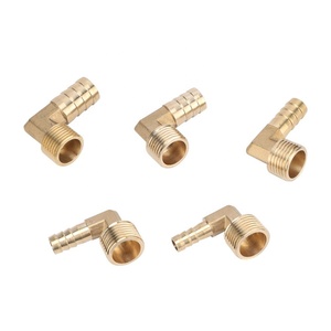 <span class=keywords><strong>Ottone</strong></span> <span class=keywords><strong>1</strong></span>/2 "Filettatura Maschio a 8 10 12 14 16 millimetri Connettore A Gomito Giardino Accessori di Aggancio Adattatore Idraulico - Product Image 1