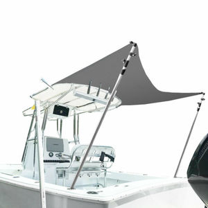<span class=keywords><strong>Toile</strong></span> <span class=keywords><strong>de</strong></span> bâche pour <span class=keywords><strong>ponton</strong></span> <span class=keywords><strong>de</strong></span> bateau, 4 arceaux avec soufflet / fermetures éclair - Product Image 5