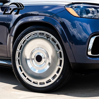 Velg Tempa Kustom untuk Mercedes Maybach, BMW, Audi, Lexus, Cadillac Chrome/Polish 18 19 20 22 24 Inch 5x112/114.3/139.7