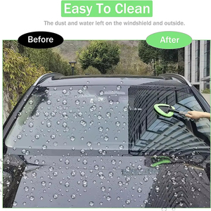 Wholesale Simple Household <b>Cleaning</b> <b>Brush</b> Microfiber Pads Windshield Tool Extendable Aluminum Handle - Product Image 5