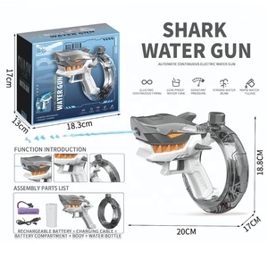 Nouveau Design requin pistolet à eau automatique pistolet à eau jouet enfants été extérieur eau gicler électrique pistolet à eau pour les enfants - Product Image 6