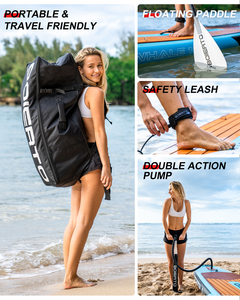 Tabla de Paddle Surf Inflable OEM de Alta Calidad con Diseño de Madera BT04 - Product Image 6
